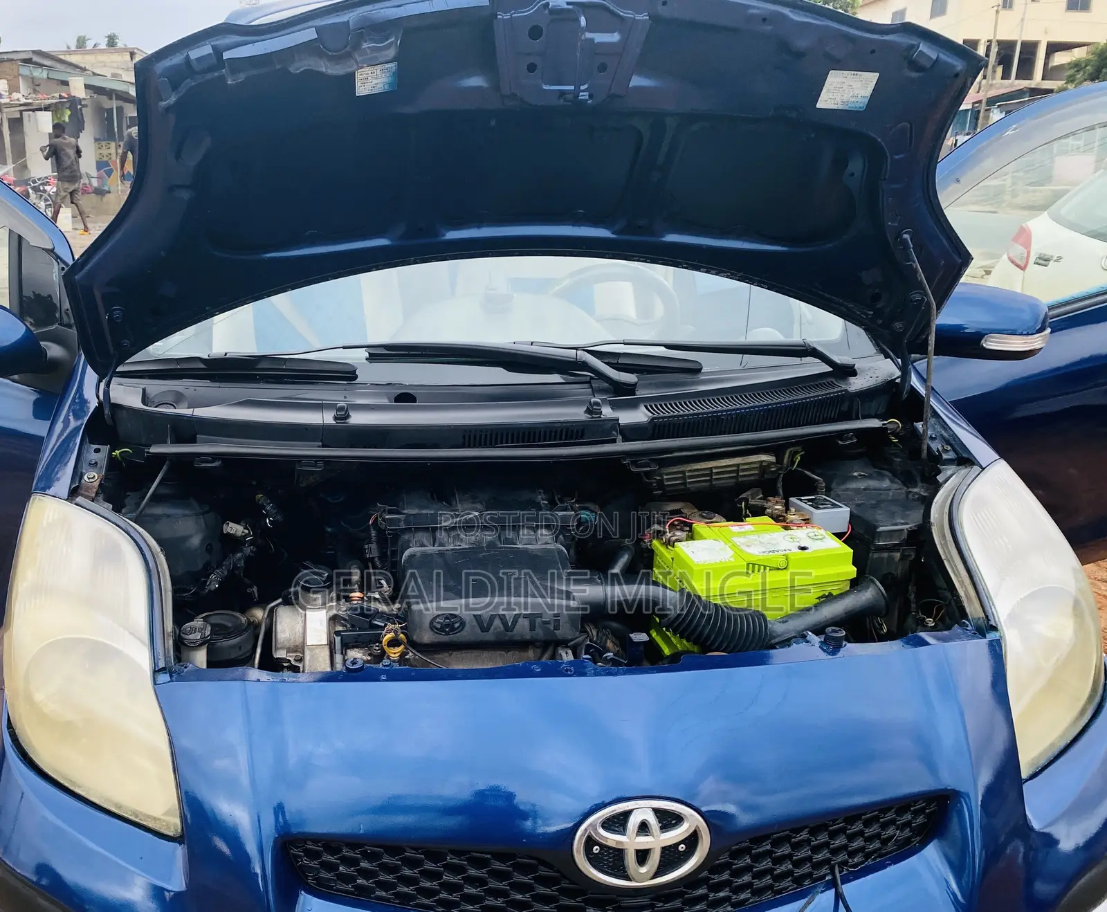 Toyota Vitz 2008 Blue