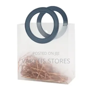 10pcs Transparent Tote/Party Bags for Gifts Packaging