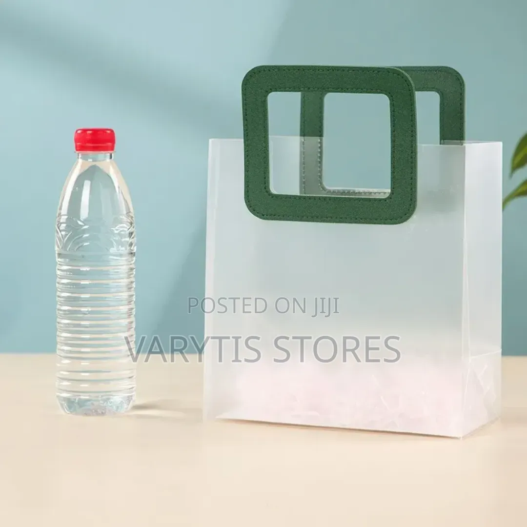 10pcs Transparent Tote/Party Bags for Gifts Packaging