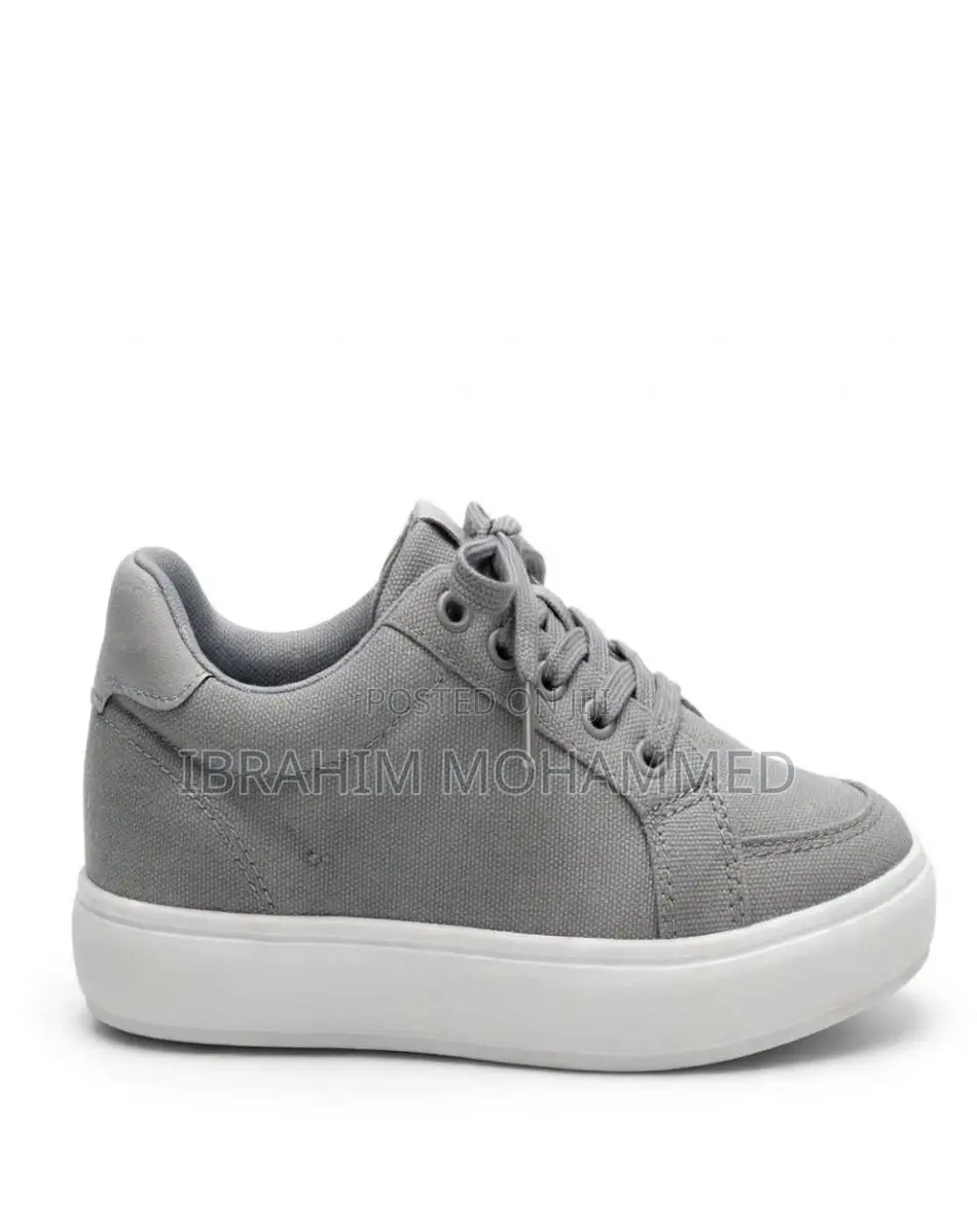 Grey Canvas Sneakers Size 42 - Kumasi Metropolitan - Brand New