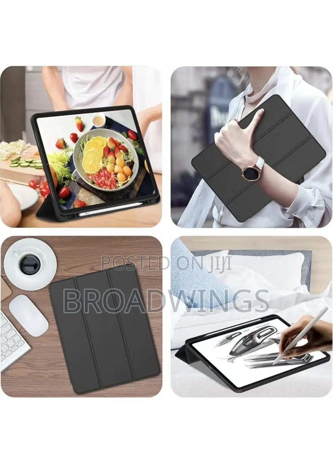 iPad Pro M4 Case With Pencil Holder