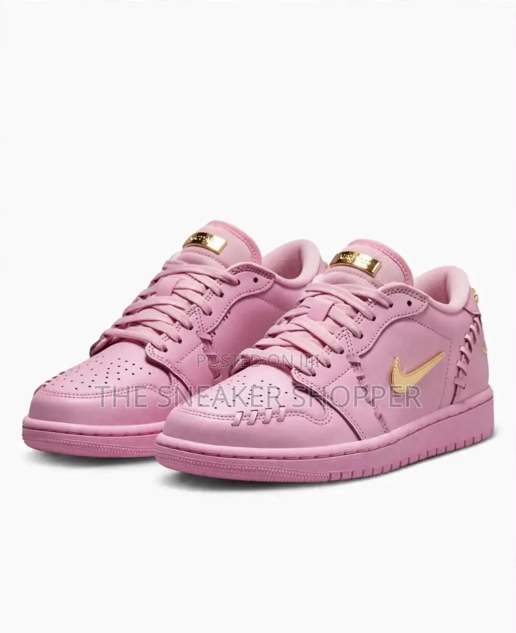 Air Jordan 1 Low Method of Make - "Medium Soft Pink / Metallic Gold"