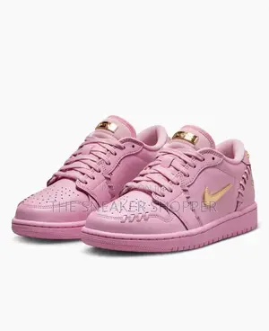 Air Jordan 1 Low Method of Make - "Medium Soft Pink / Metallic Gold"