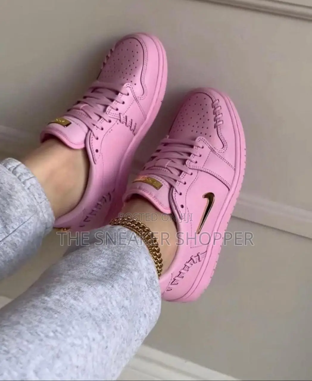 Air Jordan 1 Low Method of Make - "Medium Soft Pink / Metallic Gold"