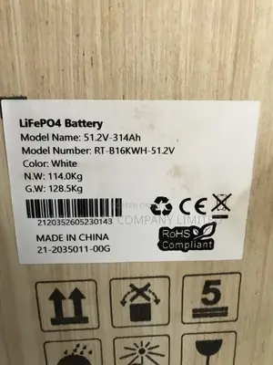 16kwh 314ah 51.2V Lithium Battery