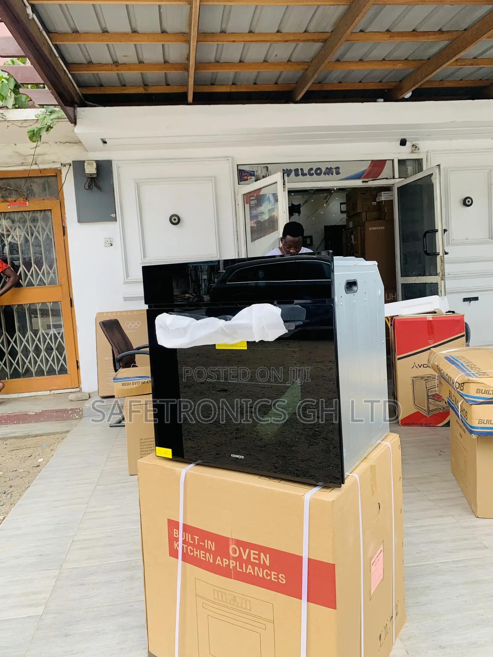 Unveiling Great Inbuilt Kenwood Black Gas Electric Oven