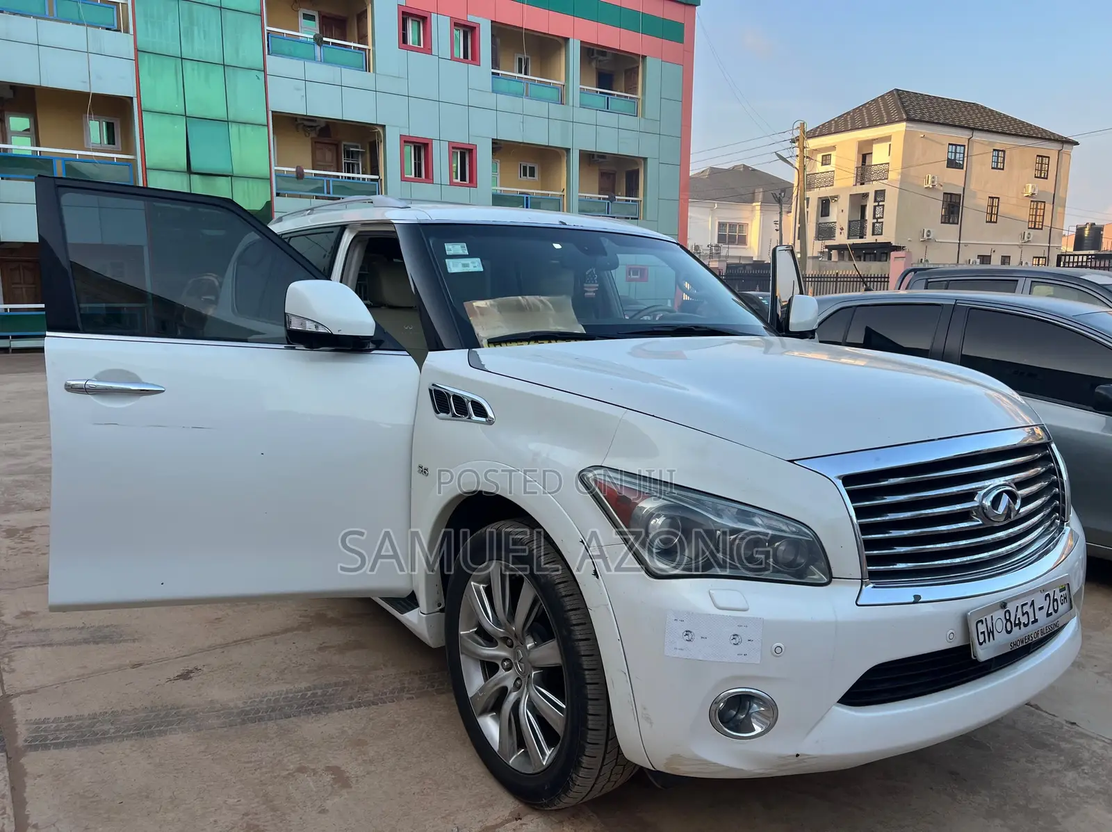 Infiniti QX80 2014 White