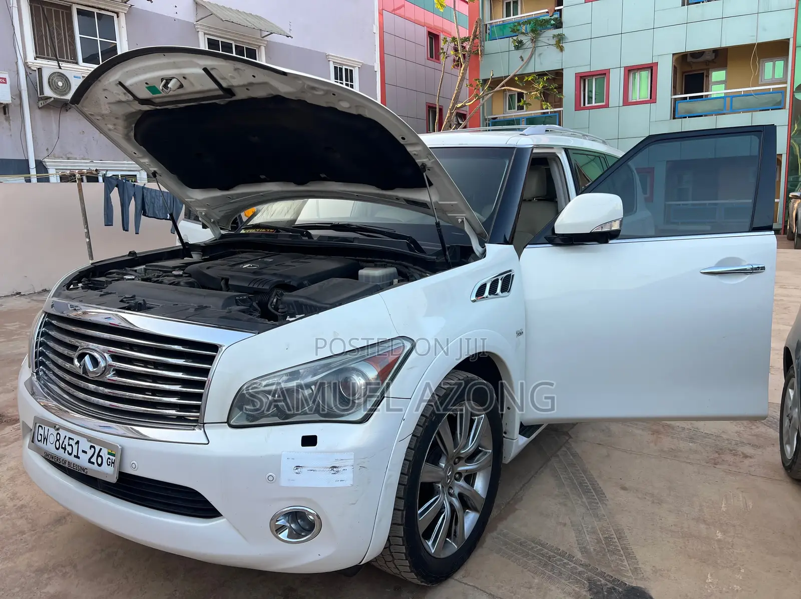 Infiniti QX80 2014 White