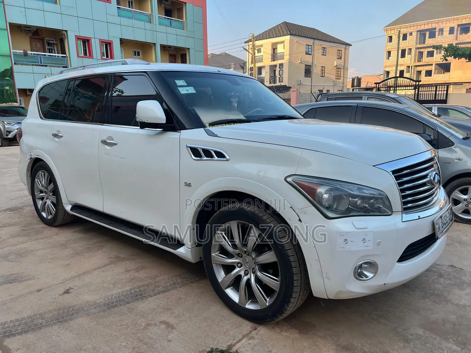 Infiniti QX80 2014 White