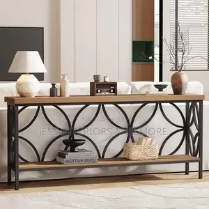 Console Table (180cm) Light Brown