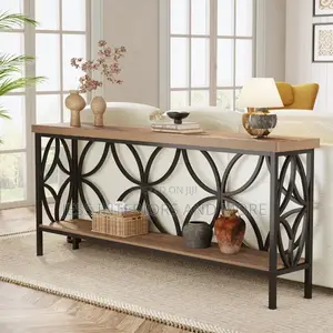 Console Table (180cm) Light Brown