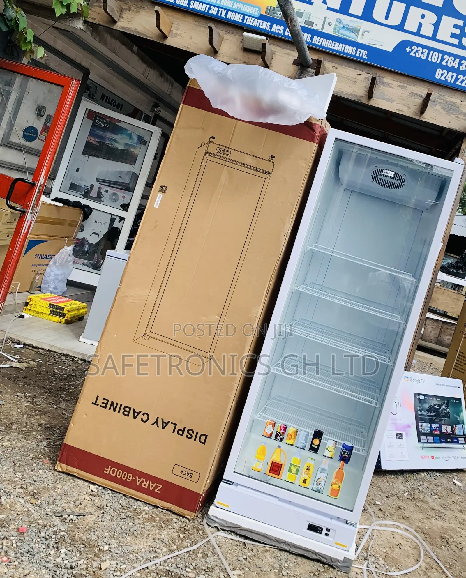 Unveiling New ~ 591 Liters Display Glass Zara-600df Fridge