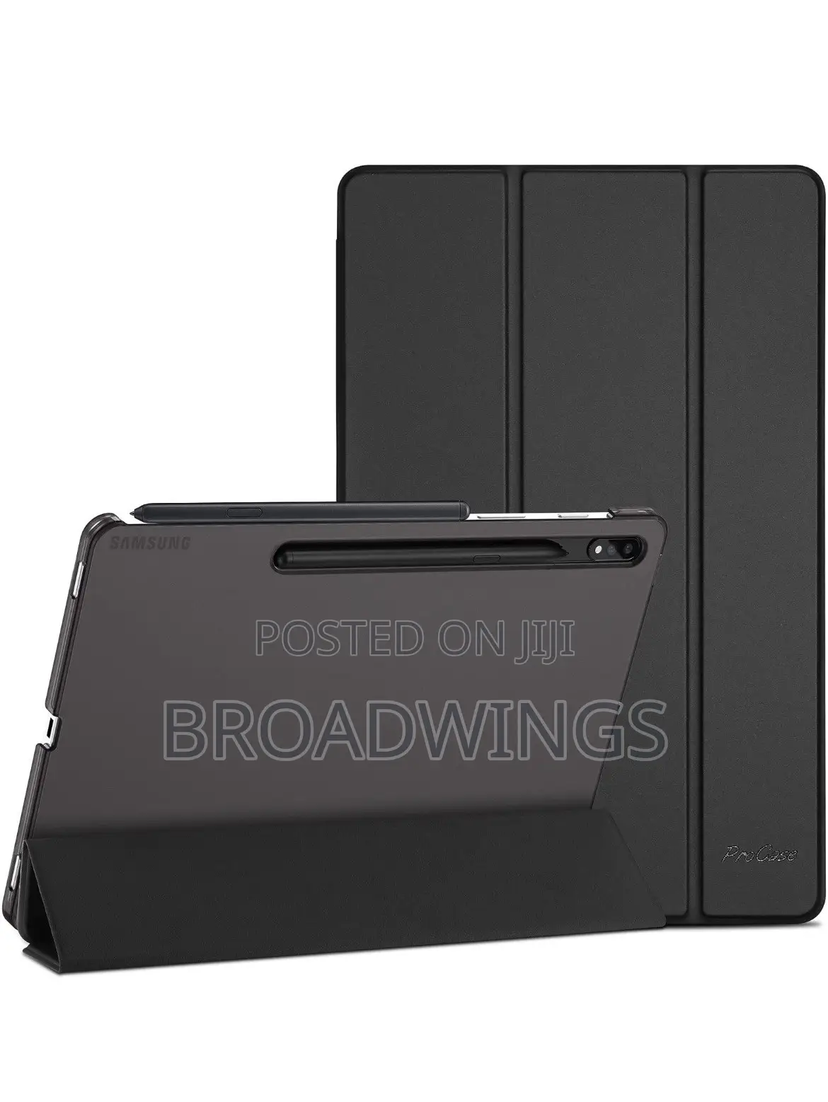 Samsung Galaxy Tab S7Plus/S7 FE Black Protective Case
