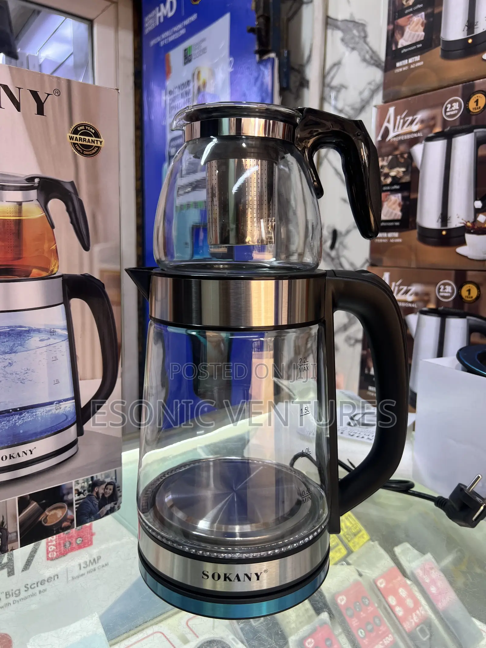 SOKANY Electric Kettle 22.L 2in1
