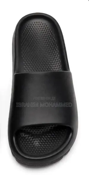 Black Unisex Slides - Soft Comfortable - Size 40-45 - Kumasi