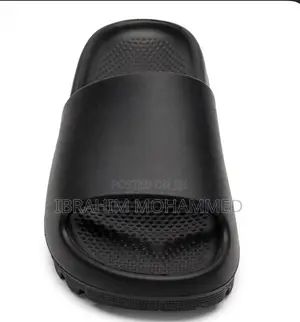 Black Unisex Slides - Soft Comfortable - Size 40-45 - Kumasi