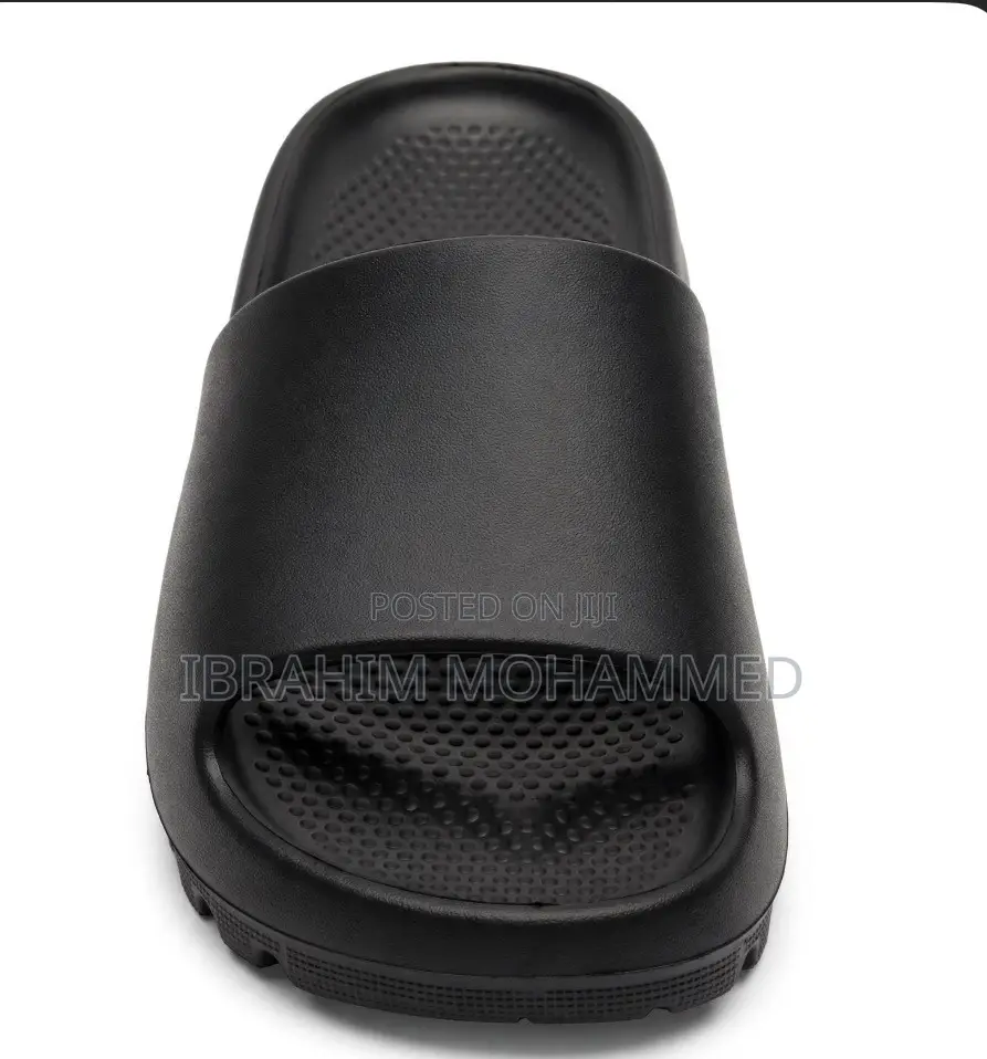 Black Unisex Slides - Soft Comfortable - Size 40-45 - Kumasi