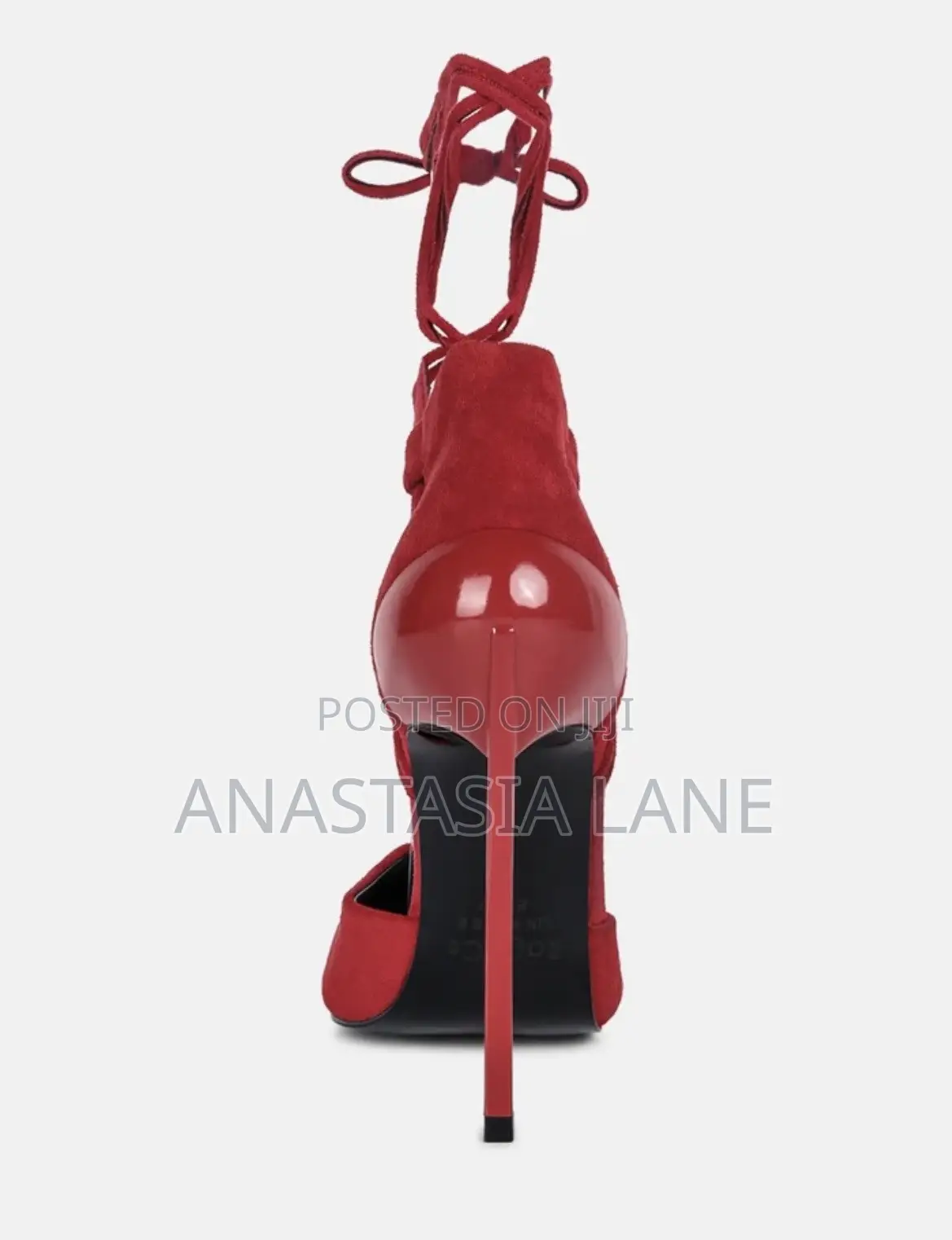 Rag N Co Red Heels With Strap