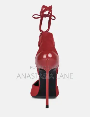 Rag N Co Red Heels With Strap