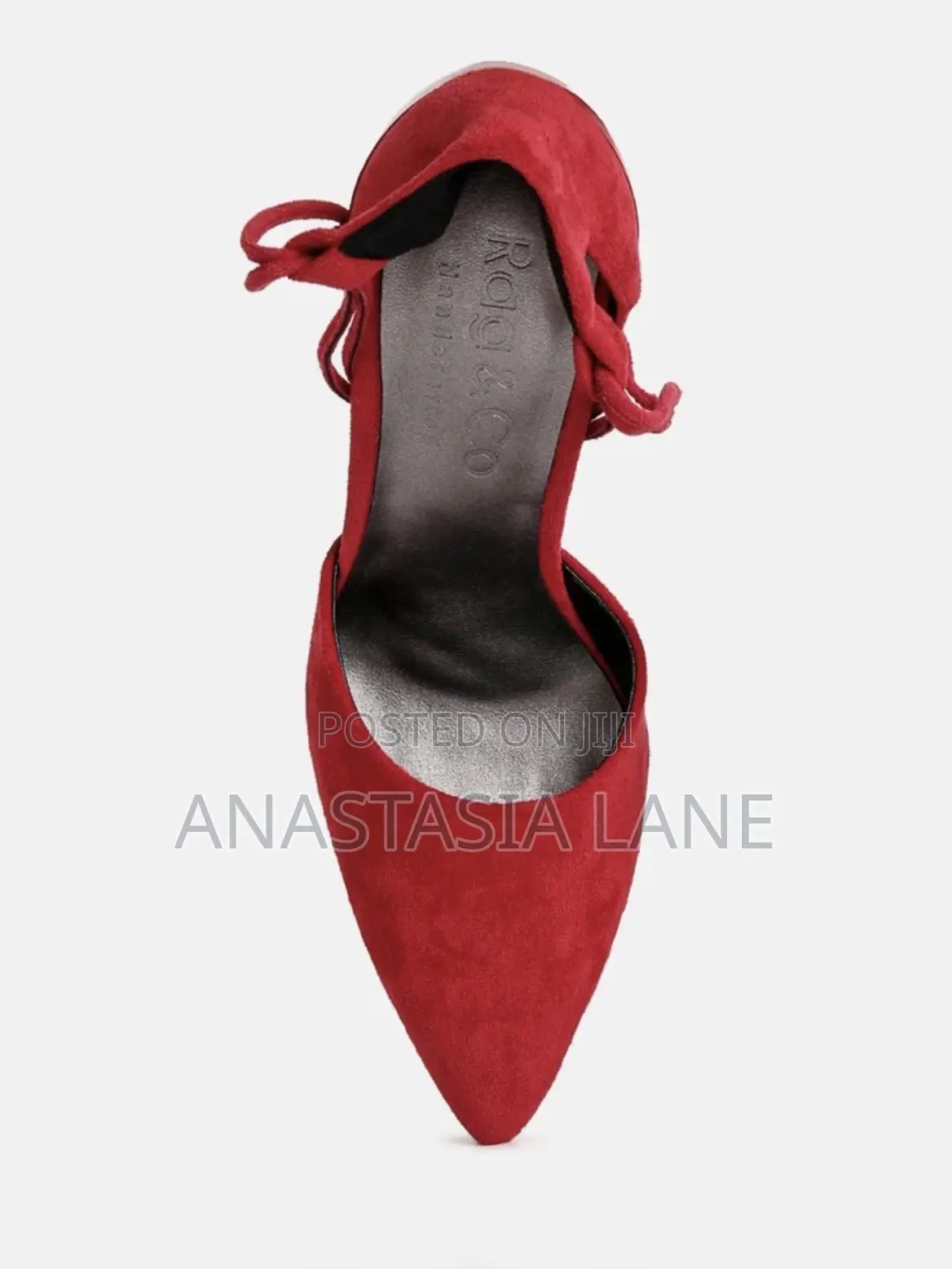 Rag N Co Red Heels With Strap