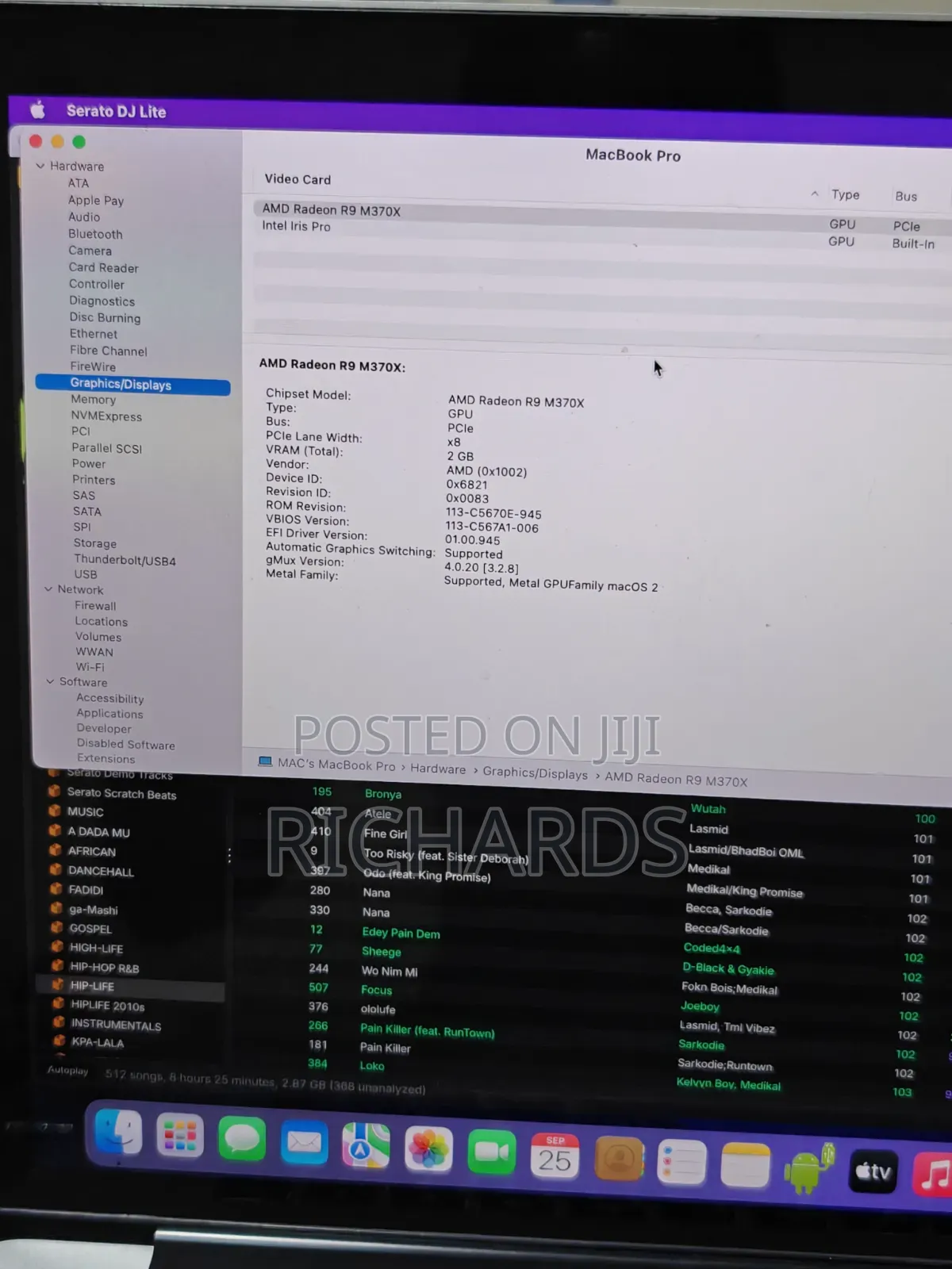 Laptop Apple MacBook Pro 2015 16GB Intel Core i7 SSD 512GB