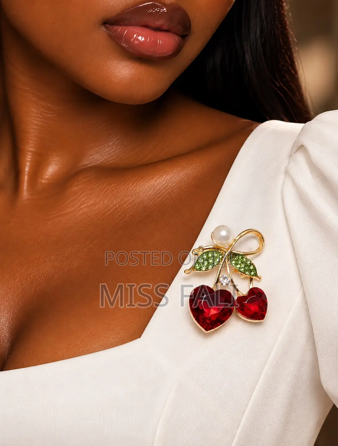 Cherry Belle Brooch