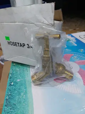 3/4-Inch Heavy-Duty Brass Hose Tap for Outdoor Watering