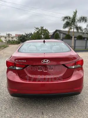 Hyundai Elantra Limited 4dr Sedan (1.8L 4cyl 6A) 2014 Red