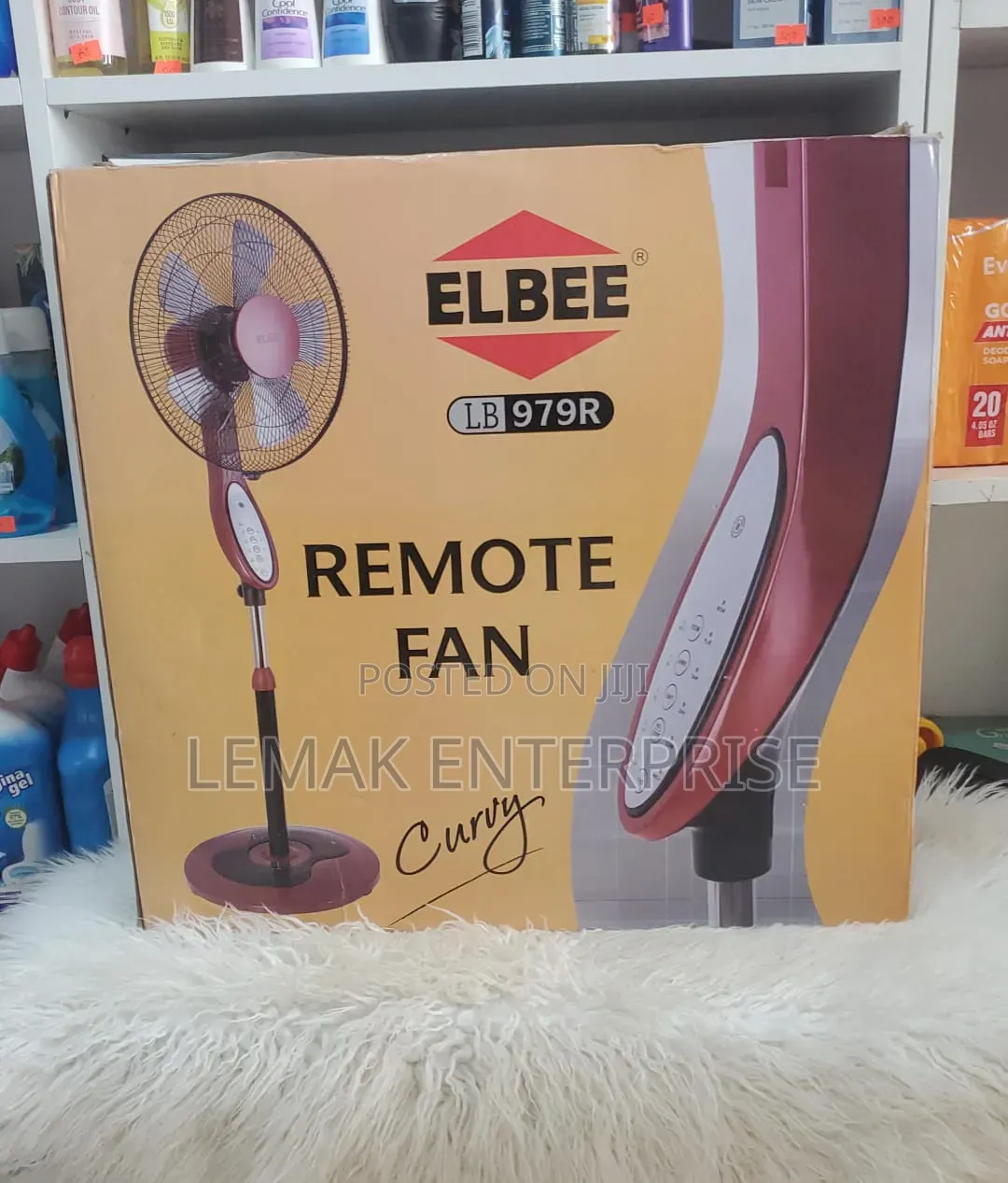 ELBEE LB 979R "Curvy" Remote Fan.