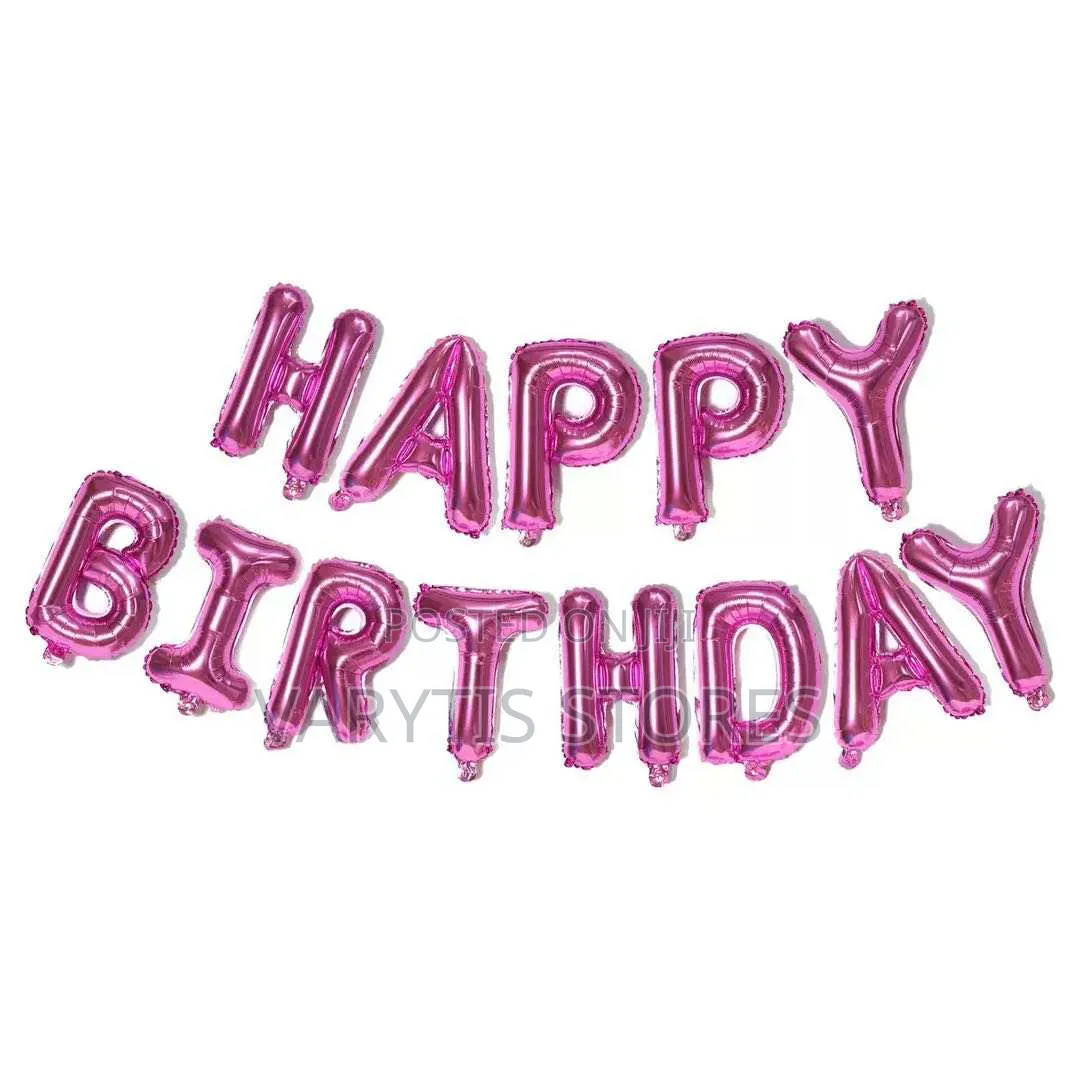 Happy Birthday Foil Balloons