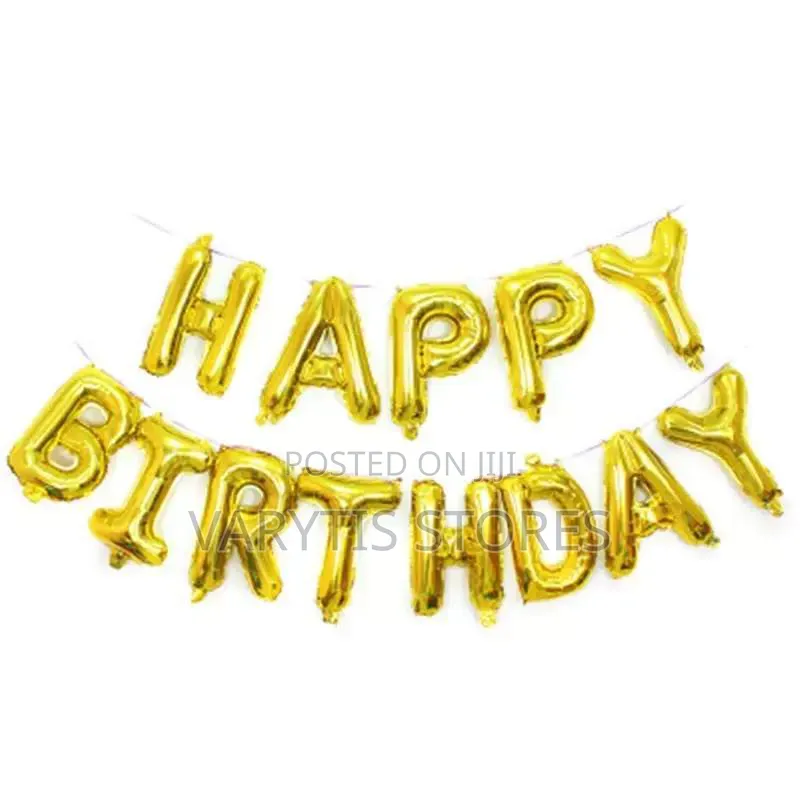 Happy Birthday Foil Balloons