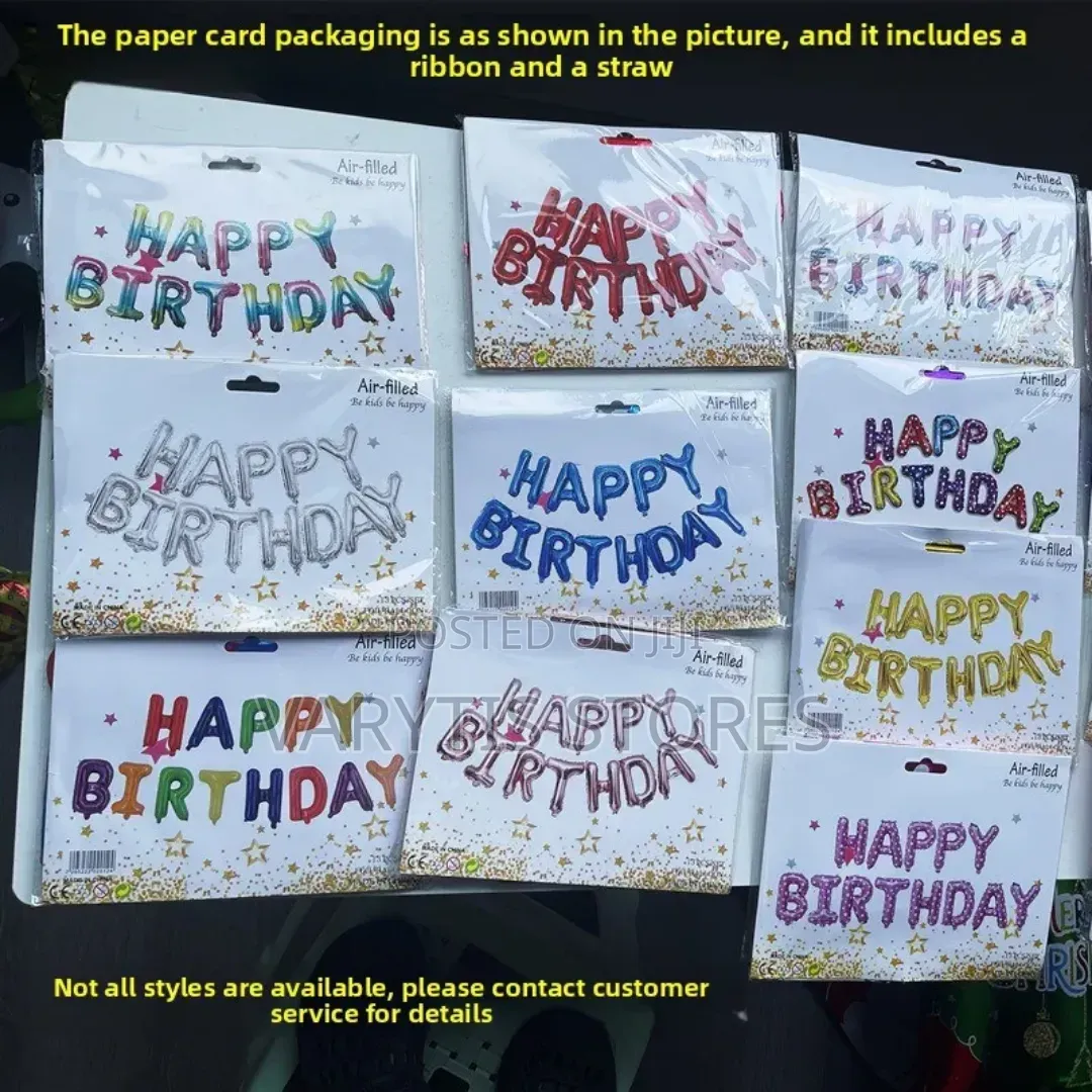 Happy Birthday Foil Balloons