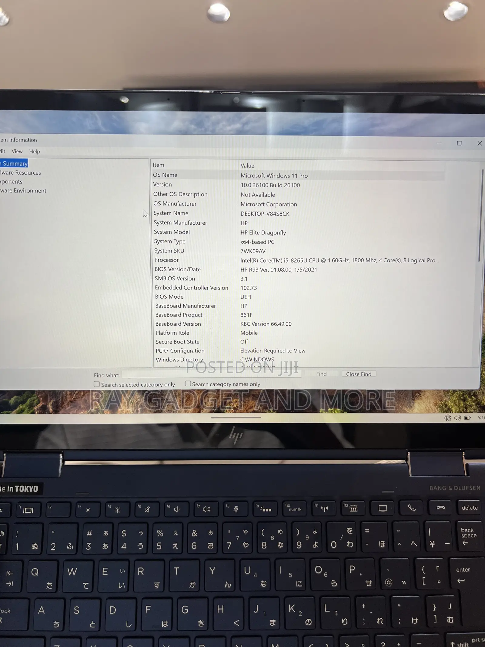 Laptop HP Dragonfly G2 8GB Intel Core i5 SSD 256GB