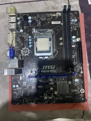 Msi H81m-P33 Motherboard With Intel Pentium G3240