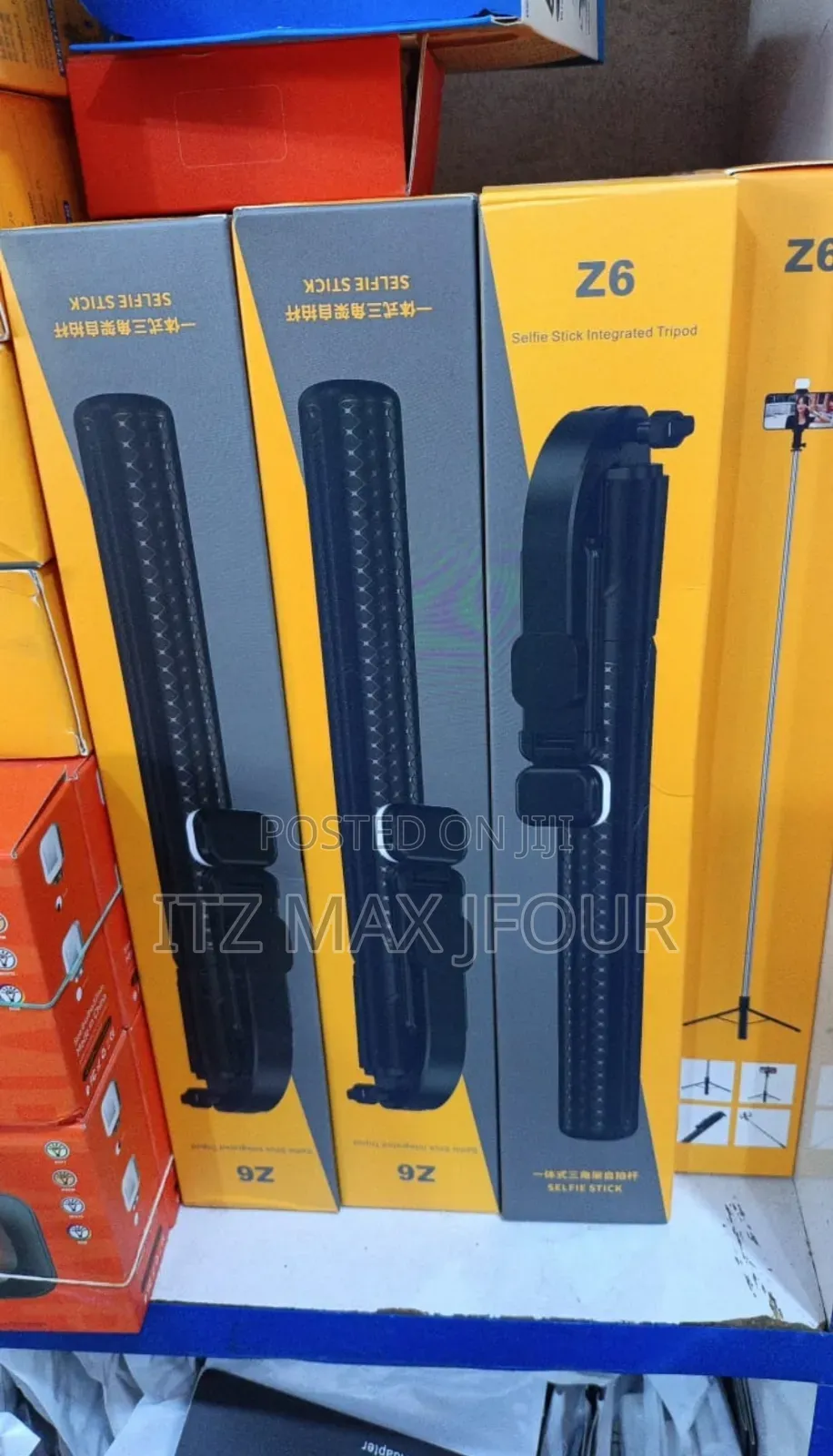 Selfie Stick Integrated Tripod Z6