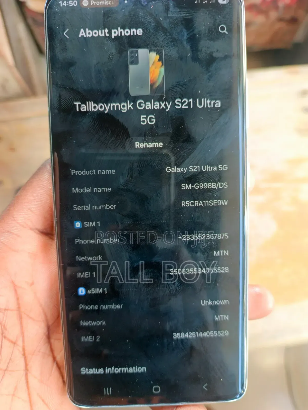 Samsung Galaxy S21 Ultra 5G 256 GB Black