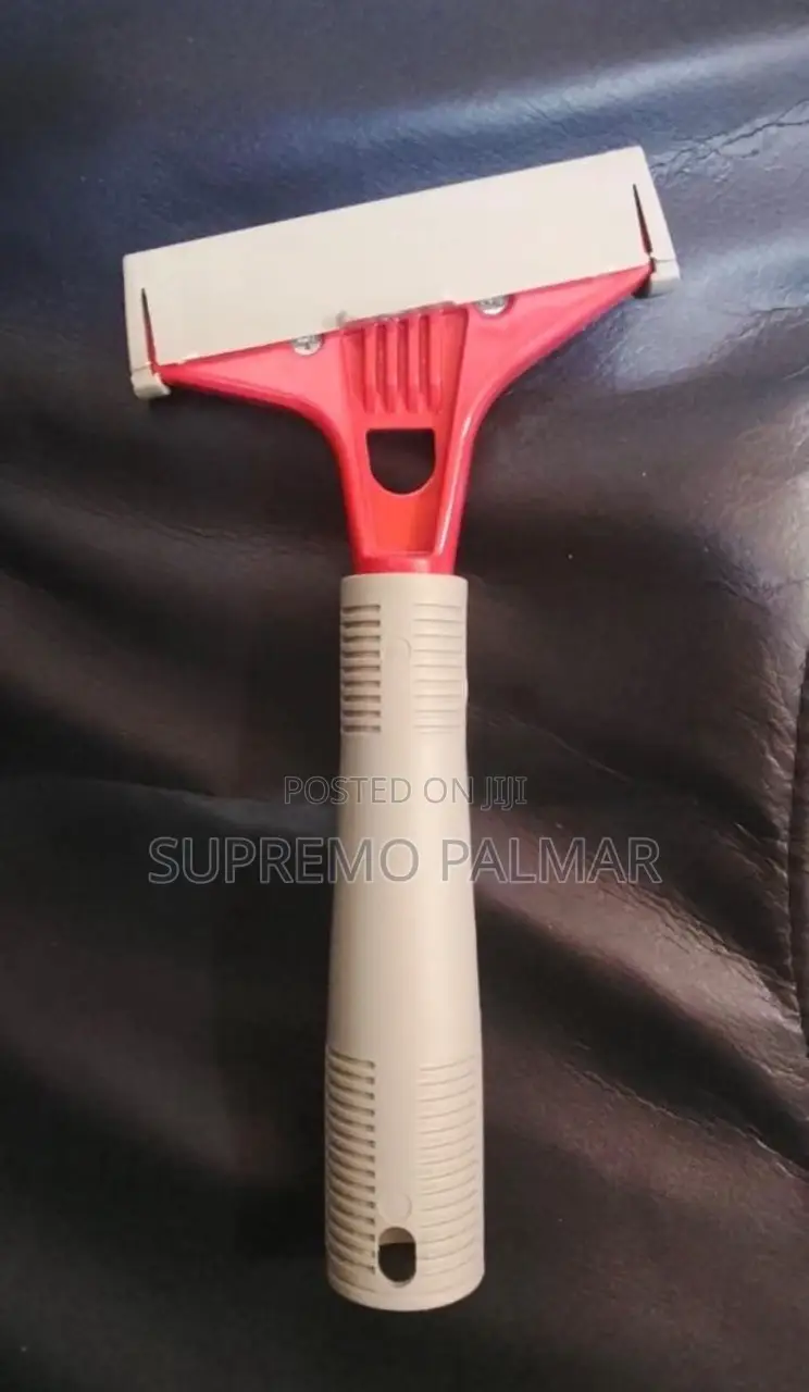 4" Glass Window Scraper – Steel Blade With Ergonomic Plastic Handle