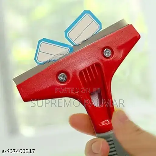 4" Glass Window Scraper – Steel Blade With Ergonomic Plastic Handle