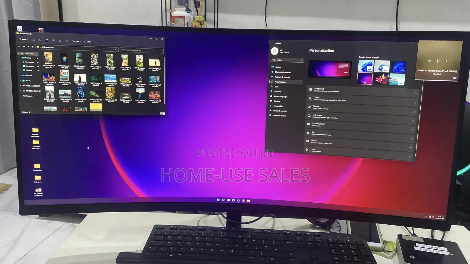 Huawei 34inch Curve Monitor.