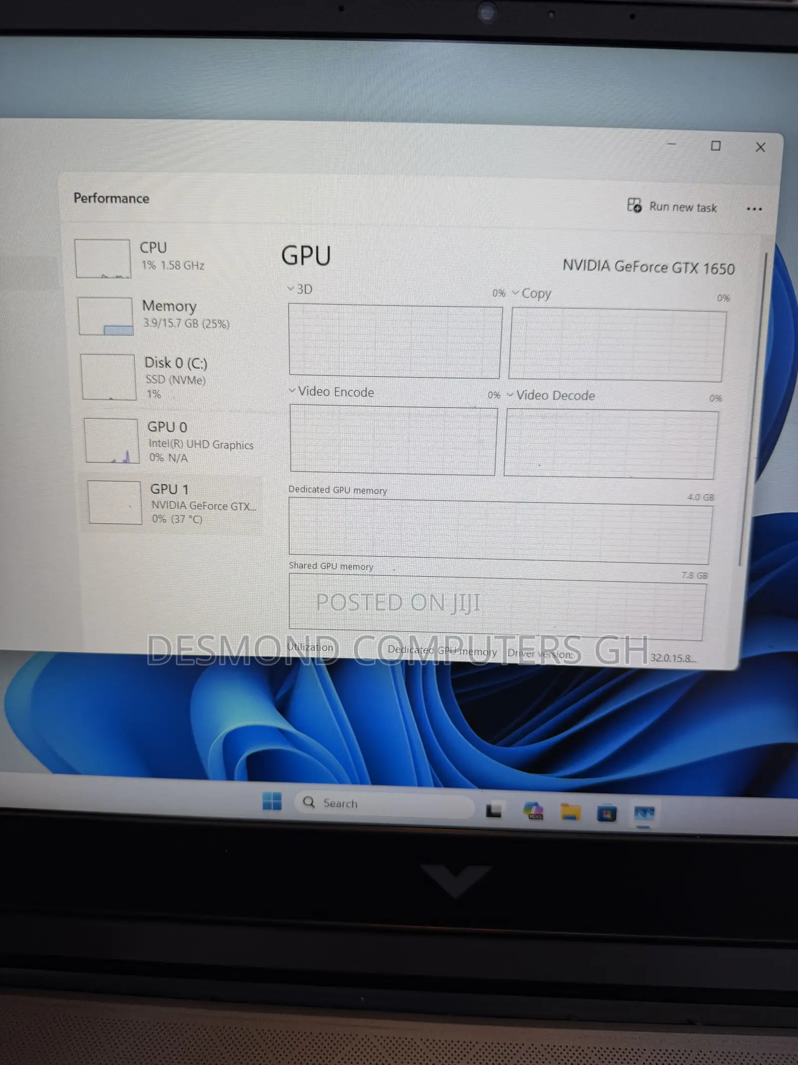 Laptop HP Victus 15 16GB Intel Core i5 SSD 512GB