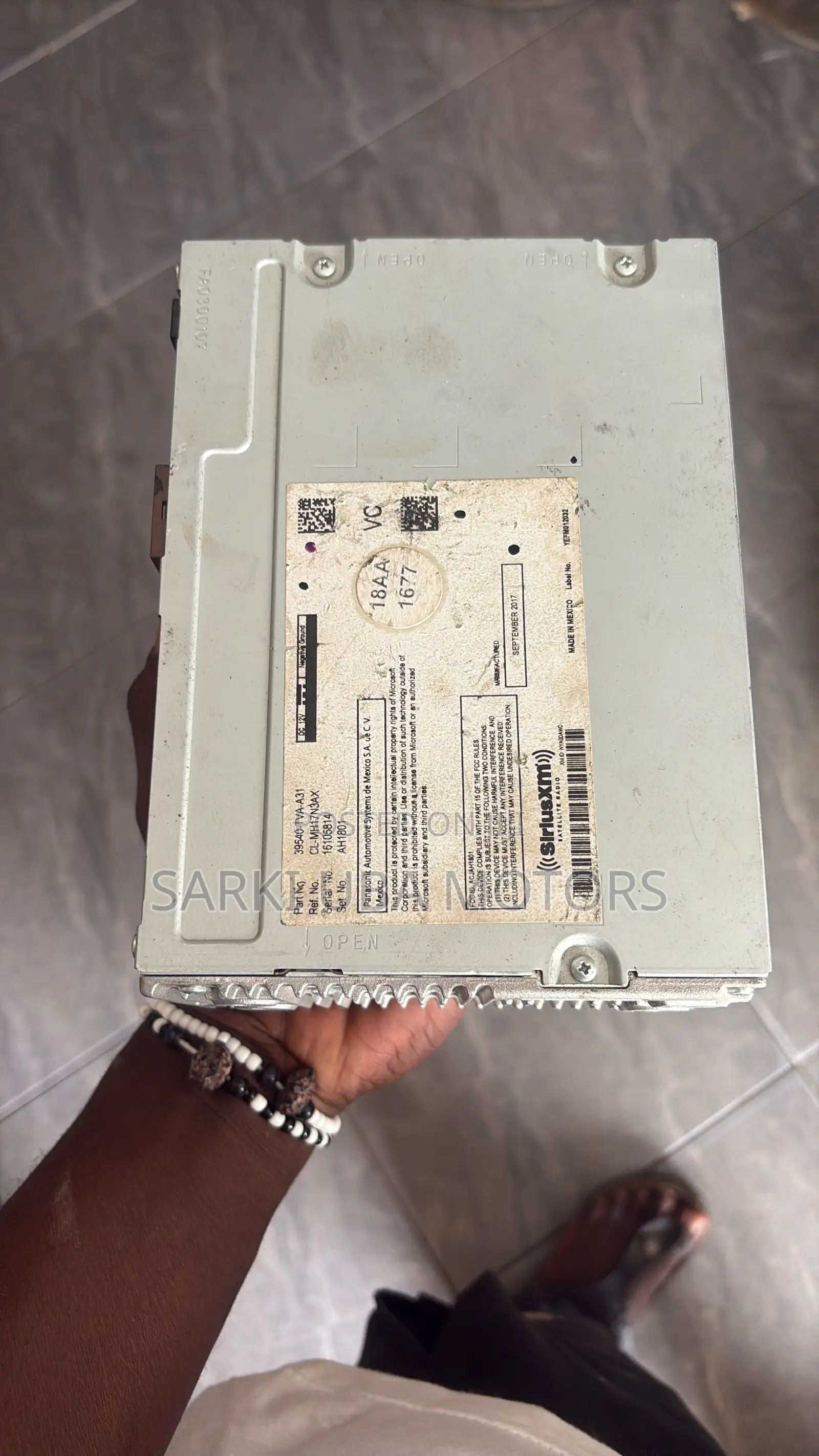 2018-2022 Honda Accord Radio Receiver Module Unit 39540-Twa-A14