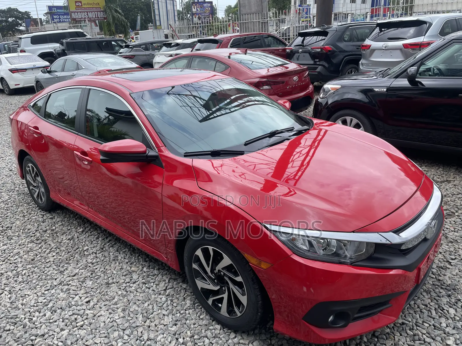 Honda Civic EX Sedan 2018 Red