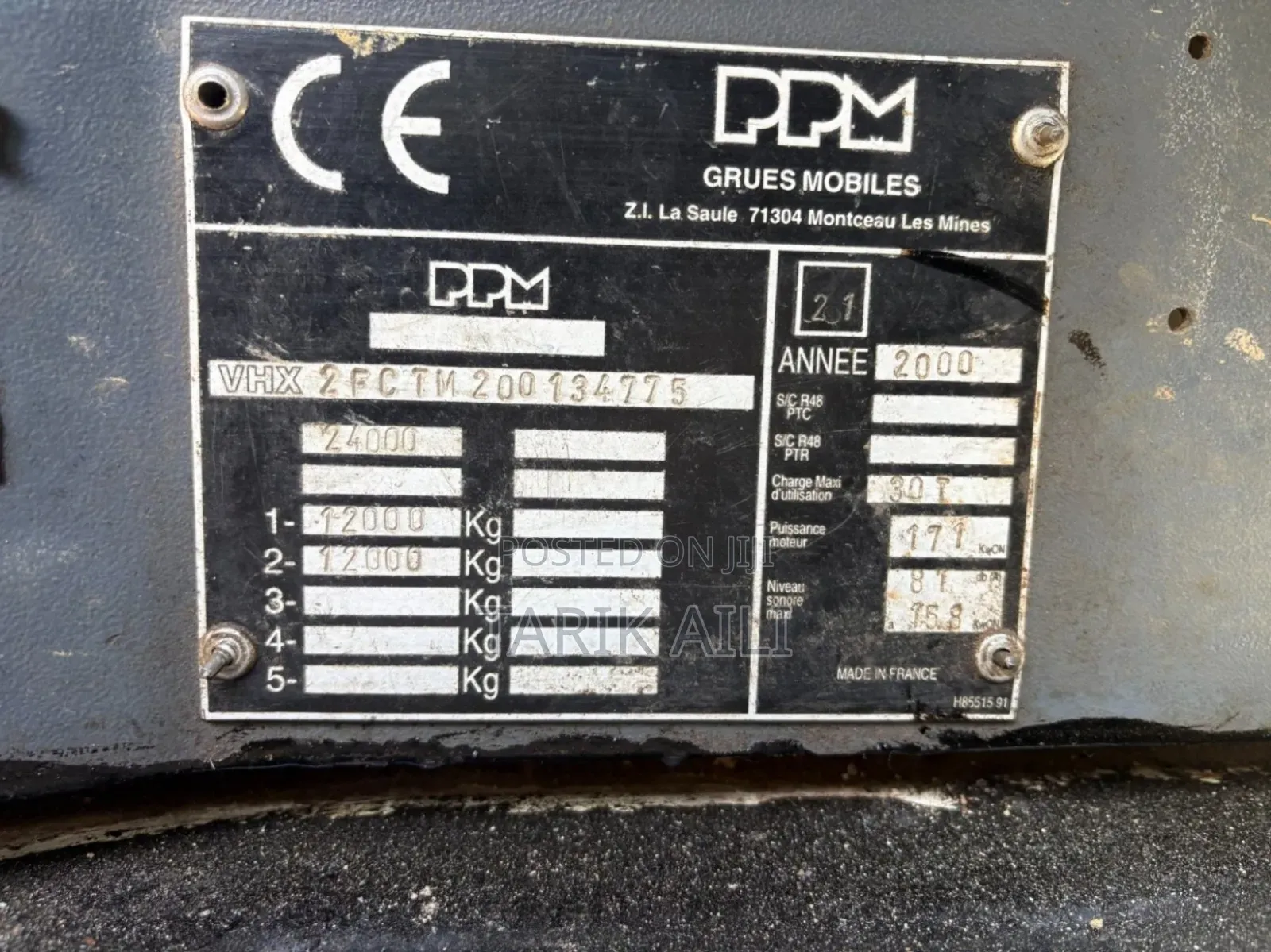 PPM Crane 35T for Sale at Porte
