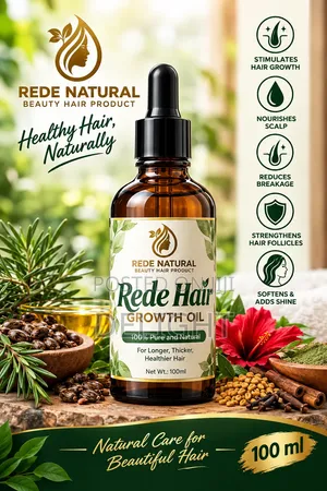 Rede Natural Hair Growth Oil for Stronger, Healthier Hair