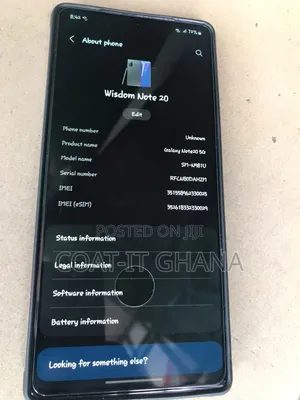 Samsung Galaxy Note 20 5G 128 GB Black