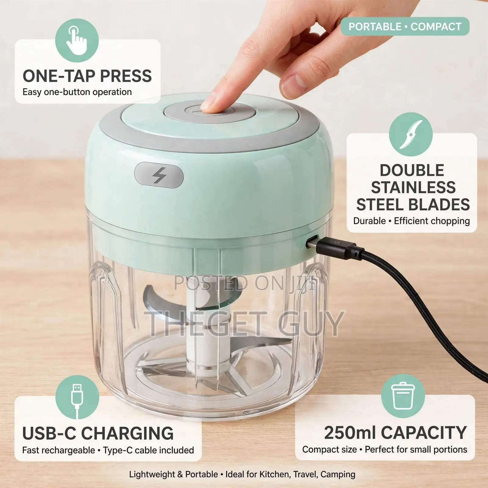 Mini Electric Garlic Chopper