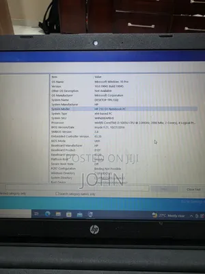 Laptop HP 250 G5 4GB Intel Core i3 HDD 500GB