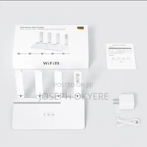 Universal 300Mbs Wifi6 2.4G Sim Card Router - White