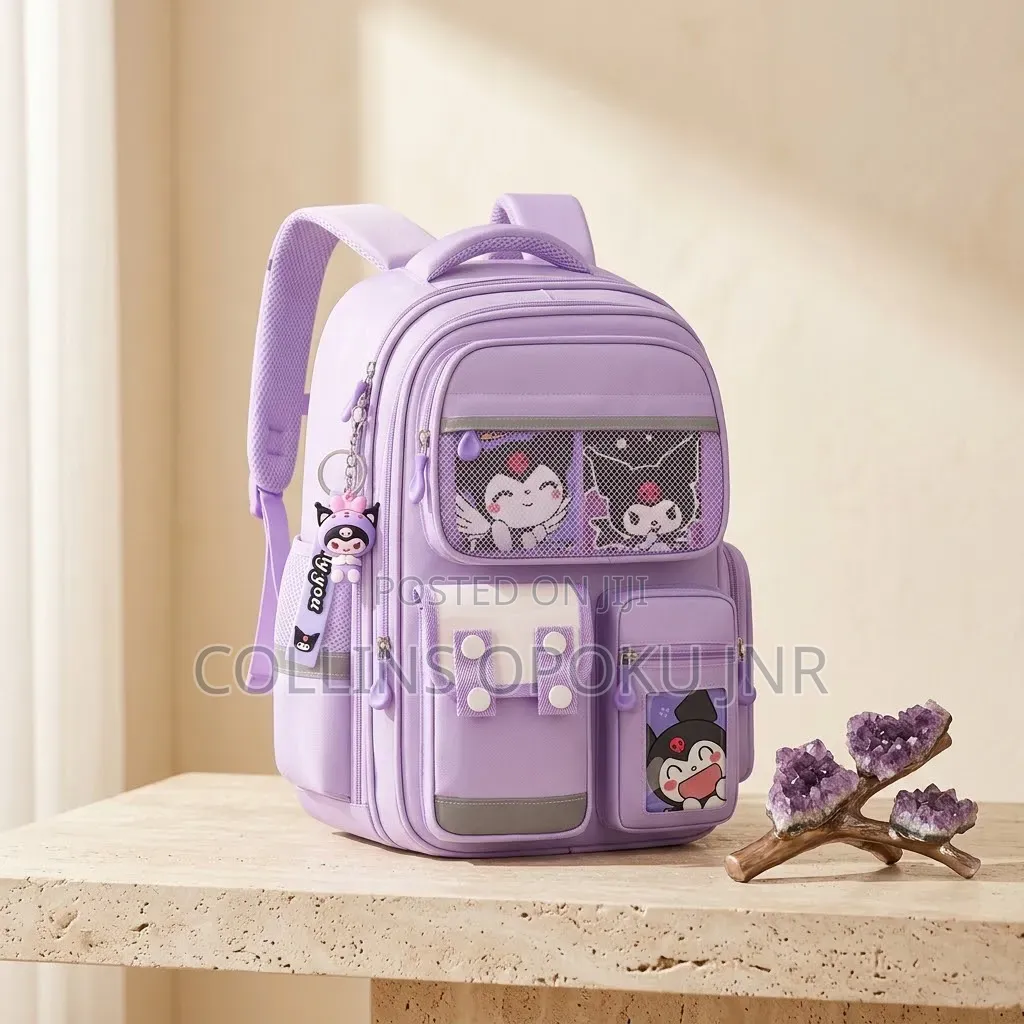 Children's School Backpack With Accessories Such as Watch Pendants