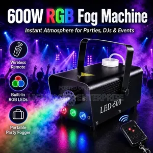 3head Light Remote Controls Smoke Machine 600W